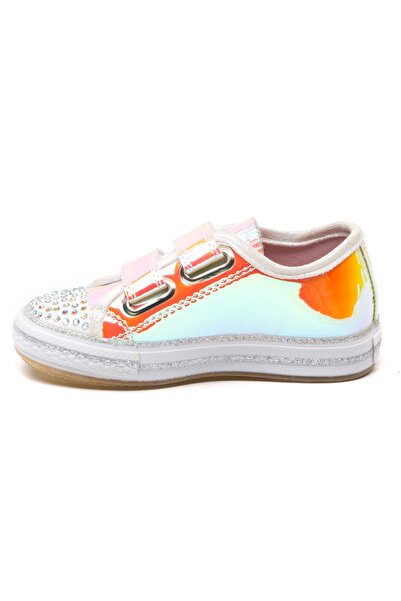 mnpc Girl's Yellow Hologram Orthopedic Supported Sports Shoes