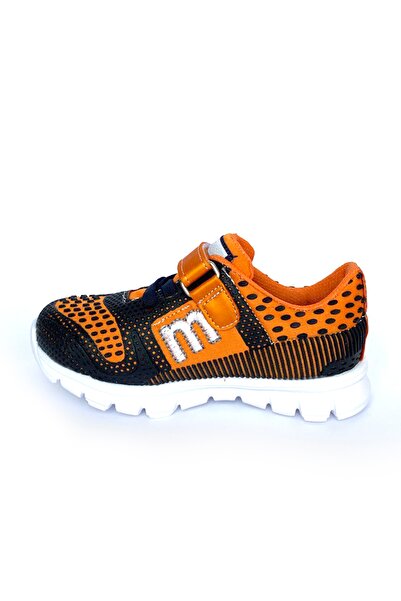 mnpc Unisex Children's Navy-Orange Orthopedic Supported Children's Sports Shoes