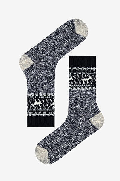 Penti Чоловіча новорічна товста темно-синя капронова пов'язка для розеток