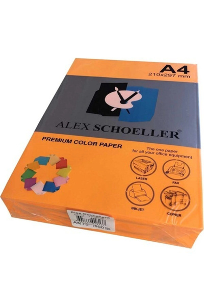 Alex Schoeller A4 Copy Paper 500 Lure Highlighter Orange 771