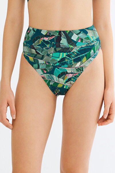 Penti Multicolored Aloe High Vintage Bikini Bottom