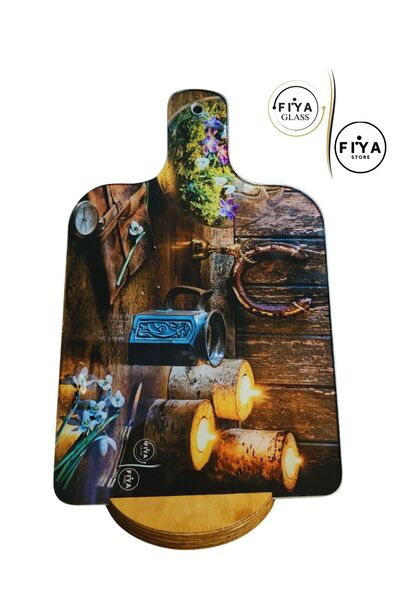 FİYA STORE Fiya Glass. |   Glass Cutting Board & Presentation Plate
