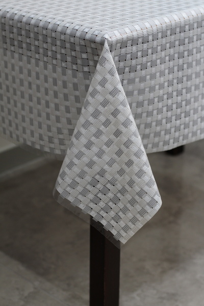 Soft Kare Premium Lace Look Pvc Tablecloth – Wipeable, Waterproof Oilcloth, Easy to Clean