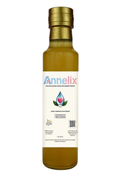 ANNELİX Organik Elma Sirkesi 250 mL – Emziren Anneler İçin | 30+ Analizli, De...