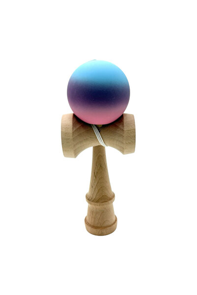 BaoBao Kendama with soft grip / glossy colored ball, made of balanced wood PRO-SOFT-X