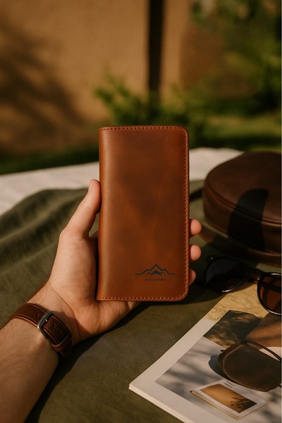 GALANDE Genuine Leather Phone Boy Wallet