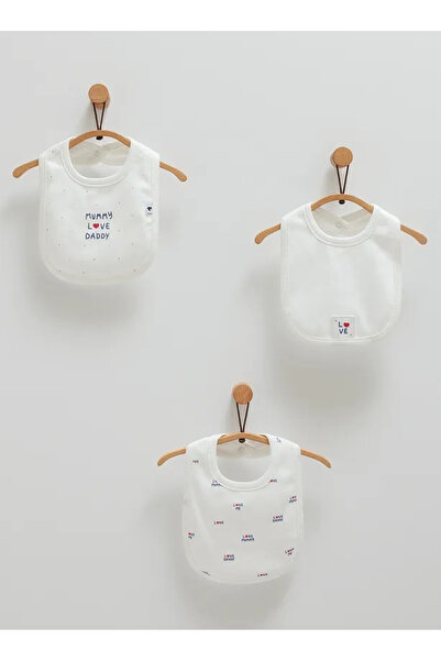 Caramell 3LÜ MAMA ÖNLÜK (0-12 AY BEBEKLER İÇİN UYUMLU) 3'lü Önlük %100 PAMUK ...