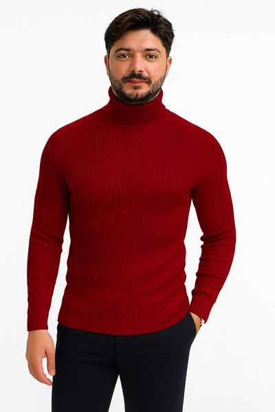 EMKA GİYİM 3-piece combination turtleneck turtleneck sweater