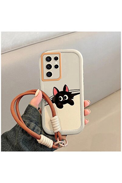 Zebana حافظة سيليكون متوافقة مع هاتف Samsung Galaxy S22 Ultra مع كريم لون كريمي