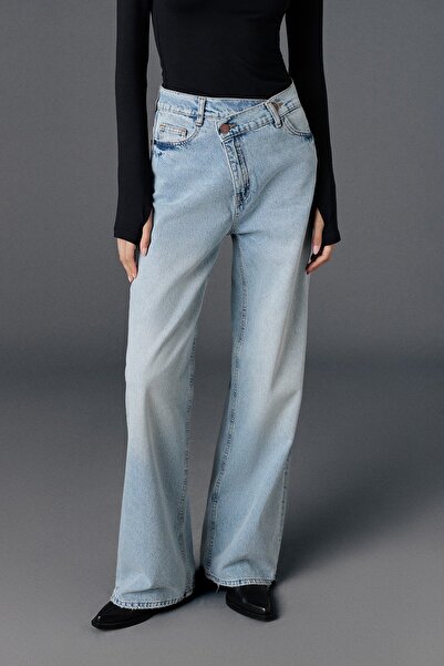 VATKALI V1991 Blugi cu talie încrucișată