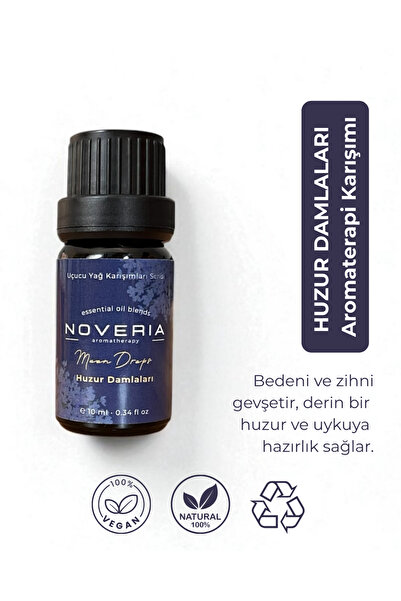 Noveria Huzur Damlaları Aromaterapi Uçucu Yağ Karışımı - 10 ml