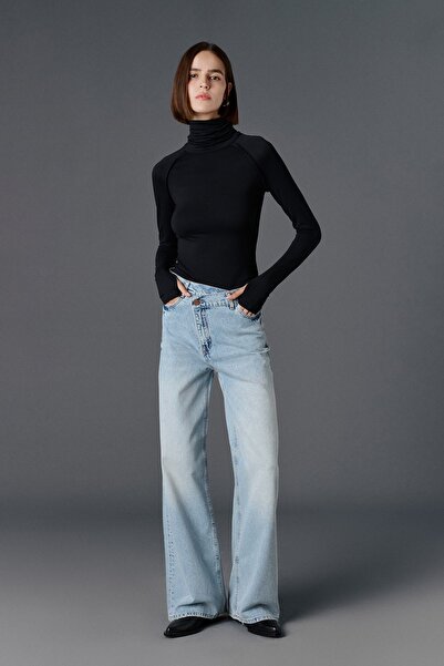 VATKALI V1991 Blugi cu talie încrucișată