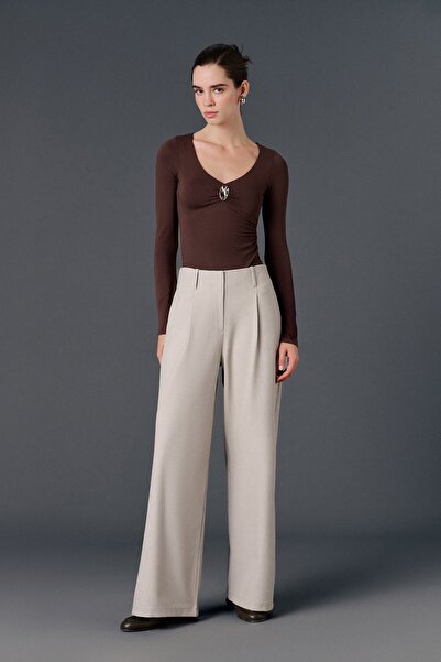VATKALI Palazzo Pants with Buckle Detail
