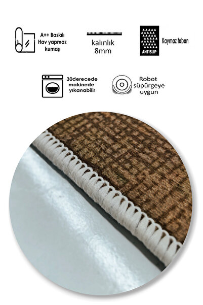 Thalia Home Non-Slip Base Washable Set of 2 Bathroom Rug Bath Mat Toilet Bowl Set