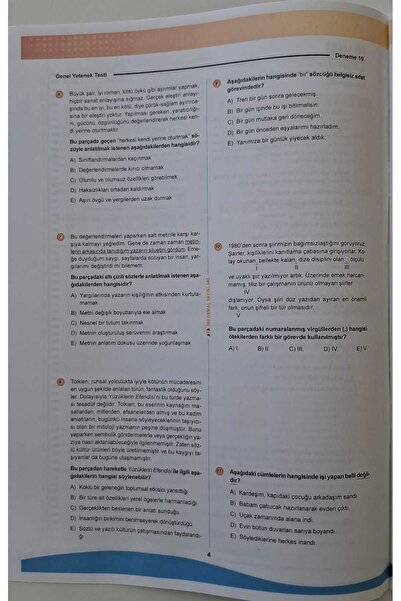 İnformal Yayınları 2026 KPSS ÖSYM Arşivi Çıkmış Soru Karma Genel Yetenek Genel Kültür D. Çözümlü Deneme 10/10.Kitapçık