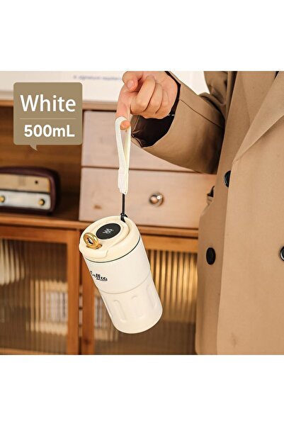 Twisoo Coffee Thermos with Smart Temperature Display, Temperature Control Travel Coffee Mug, Portabl