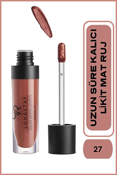 Golden Rose LONGSTAY LIGUID MATTE LİPSTİCK 27-