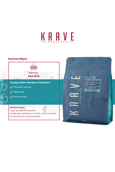 Kaave Roastery Breakfast Blend Filtre Kahve 500 gr
