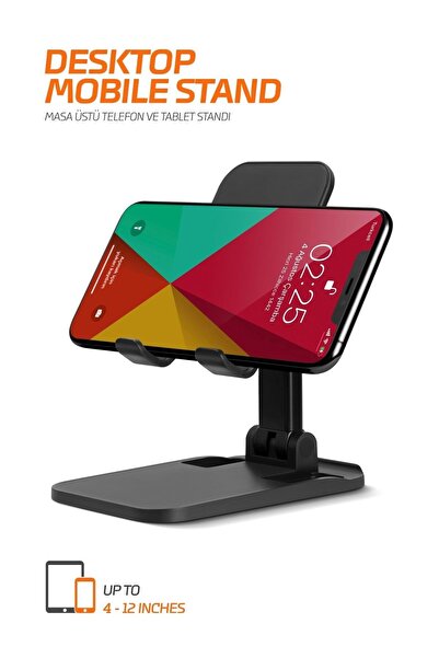 POWERWAY حامل الهاتف والكمبيوتر اللوحي والهاتف Dms30 حامل الهاتف القابل للطي على سطح المكتب في المنزل والمكتب