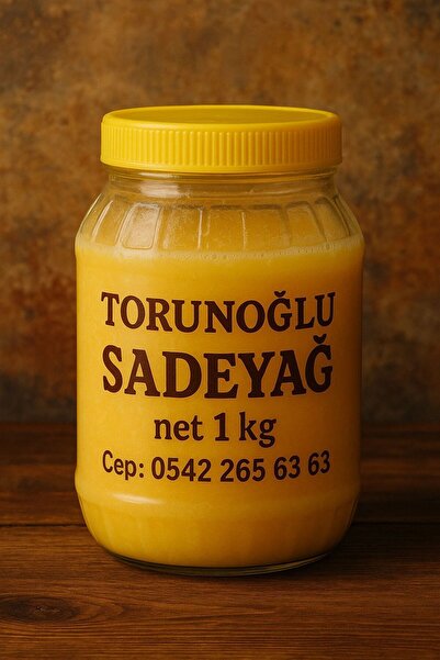 LiderErgene Torun Oğlu Sade İnek Yağı 1 KG