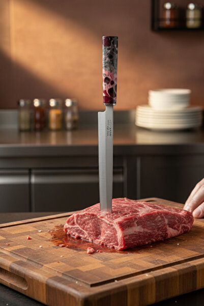 KOCAKAYA1945 Yanagiba Lİfe Serisi Kırmızı Şef Bıçağı