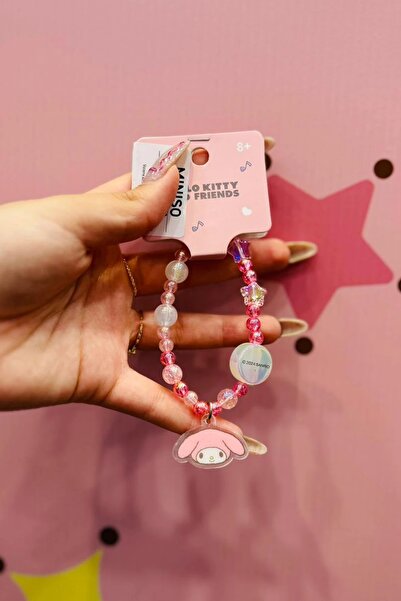 Miniso Sanrio Lisanslı Boncuklu Saç Lastiği Hello Kitty 8,5 Cm (Tek Adet)
