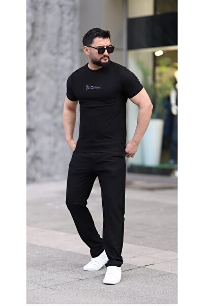 Erkek Pamuklu Örme Eşofman Takımı