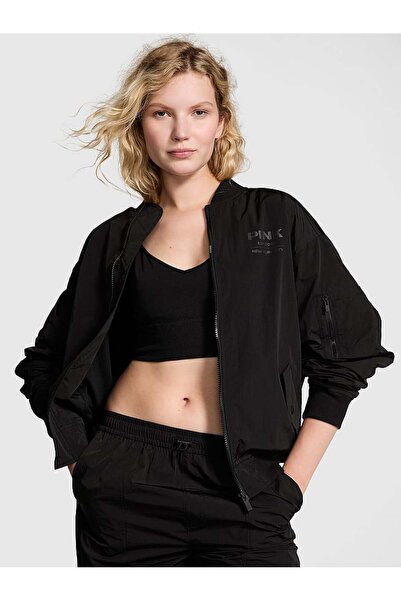PINK Paraşüt Saten Bomber Ceket