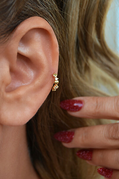 Sacce Scarves&Accessories Kalpli Halka Piercing Tragus Helix Kıkırdak Küpesi