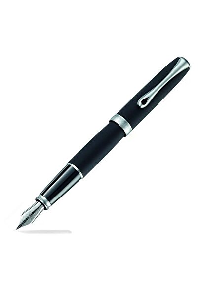Diplomat D20000370 Excellence A Lapis Siyah Mat Krom Dolma Kalem, Medium Uç