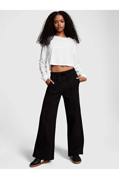 PINK Ivy Geniş Paça Polar Eşofman Altı