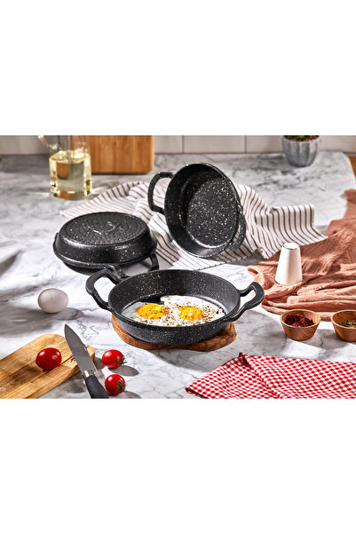 Cazoria Σετ ρηχών τηγανιών Cast Trio (18-20-22 εκ.)