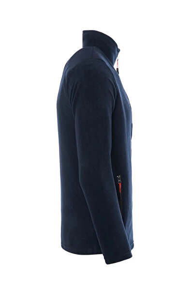 COMBİNE MİCHAİL Lacivert Renk Tam Fermuarlı 3 Cepli Polar