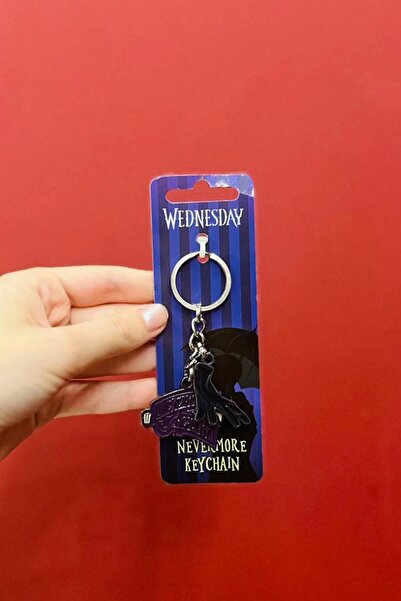 Miniso Wednesday Lisanslı Nevermore Anahtarlık