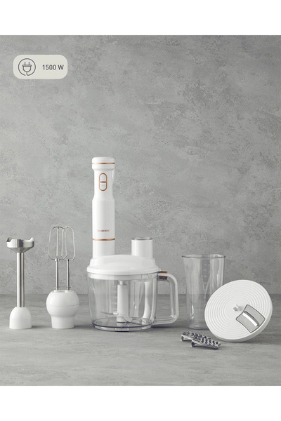 English Home Rmb 3001 - 4 Blades White and Copper Multi Blender Set