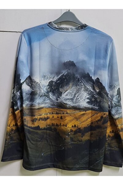 HT Outdoor Modelul nostru de tricou cu mânecă lungă, cu model de cupcake și figurină de pointer.