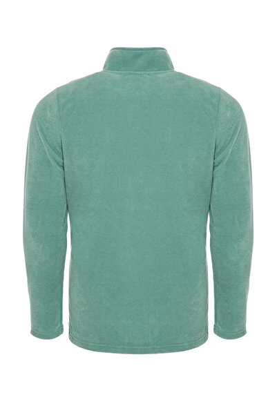 COMBİNE MİCHAİL Men's Stand Collar Half Zipper Fleece