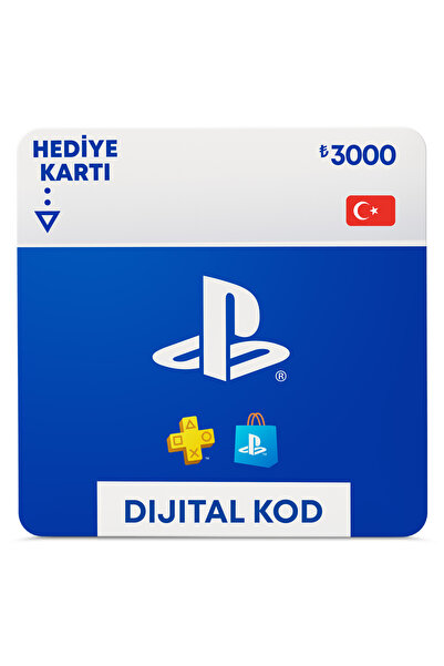 Sony PlayStation Store 3000 TL Hediye Kartı