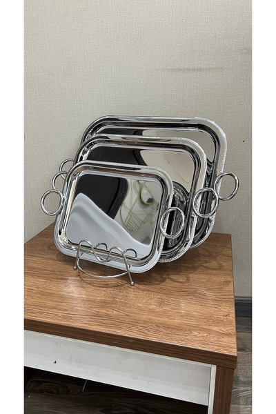 ALMASA Serving Tray Set - 3 Pieces