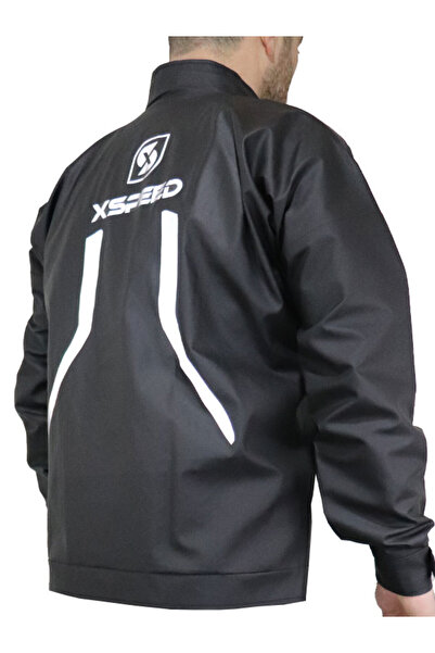 go out Biker Raincoat Windbreaker Seamless 100% Water and Windproof Single Top Jacket with Reflectors