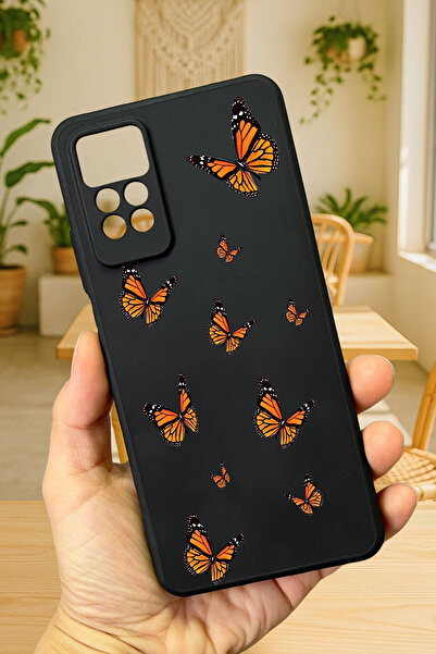 Vip Case Xiaomi Redmi Note 11Pro/Note 12Pro4G Silikon KELEBEKLİ Darbe Emici Klasik Korumalı Rubber Kılıf