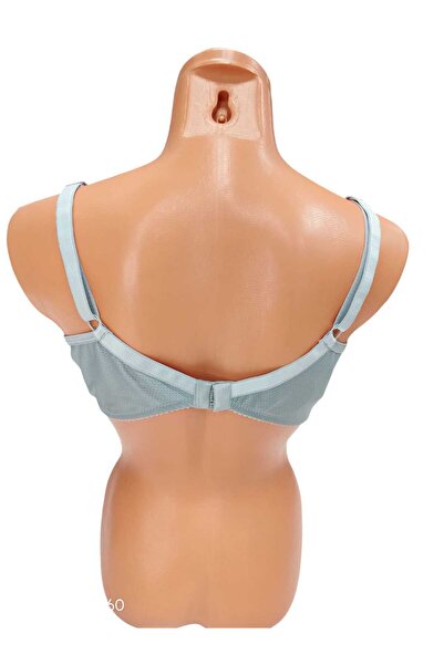 wear treasure Σουτιέν με λουράκια, κούφιο μπροστινό μέρος με 2 κούμπωμα, λεπτομέρεια από δαντέλα και τούλι