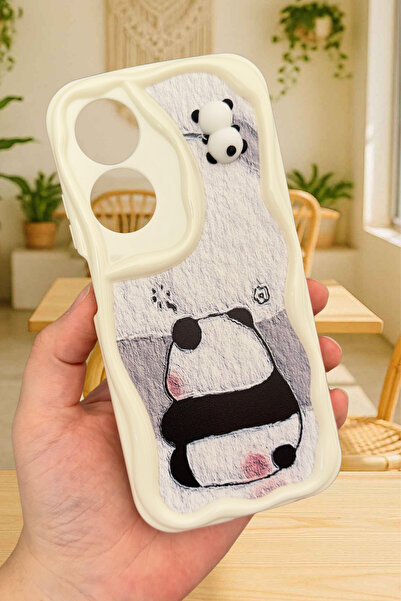 Vip Case Oppo A60 Sevimli Ayıcık Panda Desenli 3 Boyutlu Şirin Parlak Tasarım...