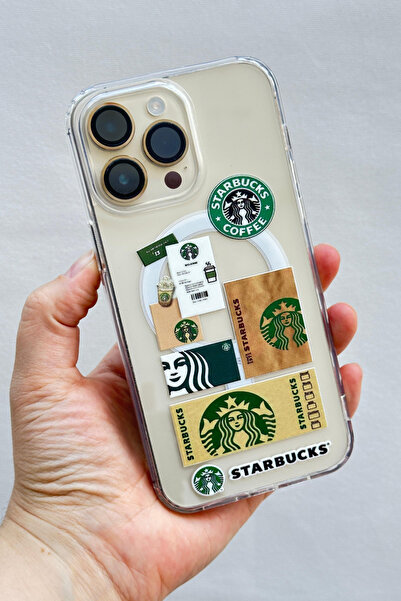 Vip Case Iphone 14 Pro Max -STARBCKS Şeffaf Magsafe Wireless Kablosuz Şarj Destekli V-mags Kılıf277