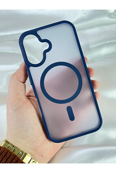 Vip Case iPhone 16 Plus-Yükseltilmiş Kamera Korumalı Buzlu Sararmaz Kablosuz Magsafe Özellikli Vio Kılıf