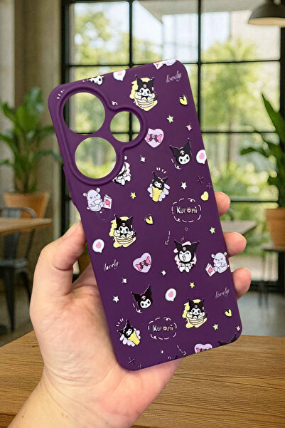 Vip Case Xiaomi Redmi 13 4G KURUMI DESENLİ Silikon Darbe Emici Klasik Korumalı Rubber Kılıf