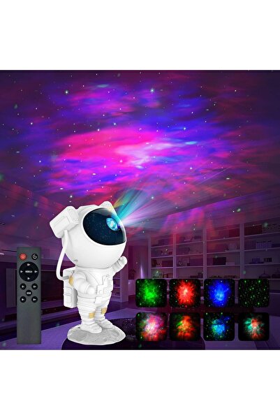 LIVVY جهاز عرض ضوء المجرة رائد الفضاء، جهاز عرض ضوء ليلي لغرفة النوم مع جهاز ...