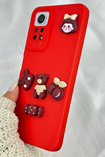 Vip Case Redmi Note 11 Pro and Note 12 Pro | 4g | Compatible Teddy Bear Pattern Cute Silicone Launch Toy Bear Case