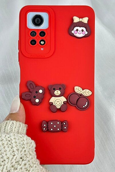 Vip Case Redmi Note 11 Pro and Note 12 Pro | 4g |   Compatible Teddy Bear Pattern Cute Silicone Launch Toy Bear Case