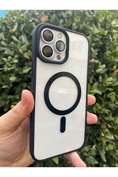 Vip Case Apple Iphone 11 Pro Max Uyumlu Kılıf Magsafe Kablosuz Şarj Özellikli Sararmaz Darbe Emici Rema Kapak